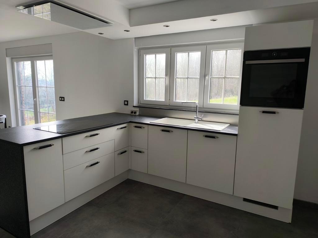 Cuisine équipée et meuble dressoir, Enlèvement, Blanc
