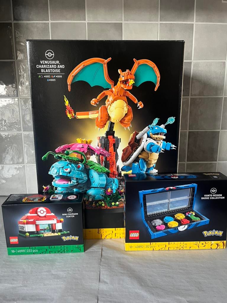 LEGO Pokémon Sets 72153 / 40892 / 40911 – Factory Sealed, Ophalen of Verzenden, Nieuw, Complete set, Lego