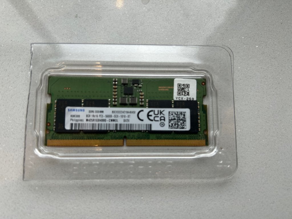 SAMSUNG DDR5 SODIMM 1x8GB 5600, Neuf, Enlèvement ou Envoi, 8 GB, DDR5