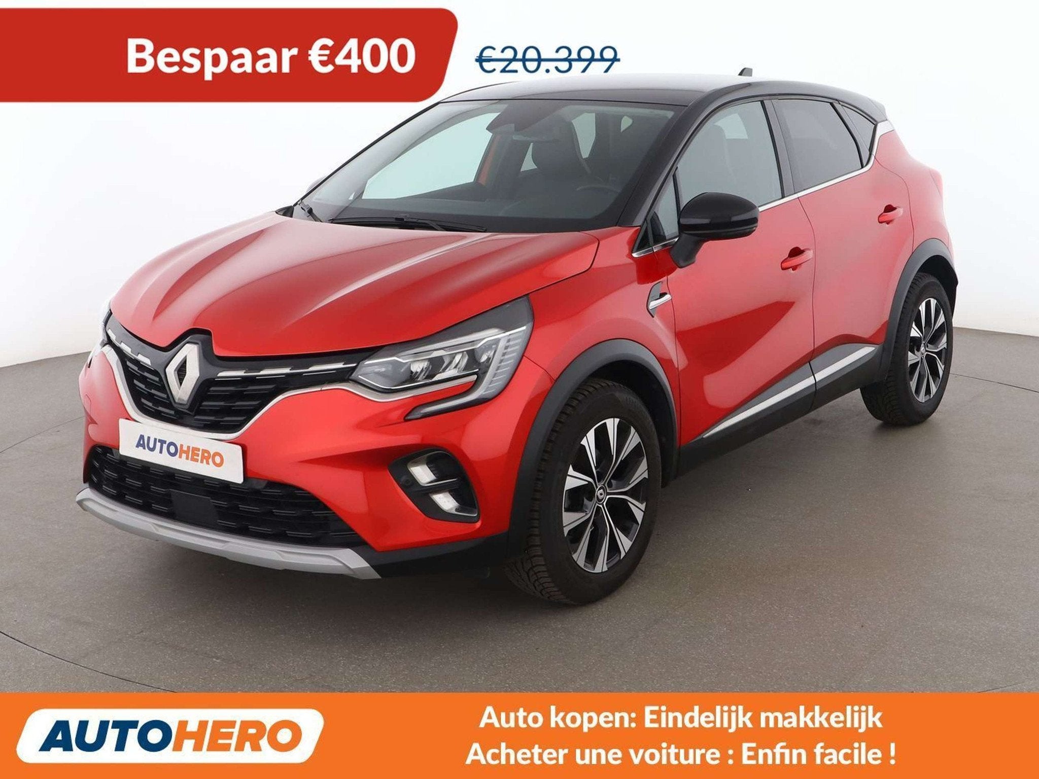 Renault Captur 1.3 TCe Mild-Hybrid Techno (automatique), Rouge, 1332 cm³, Achat, Noir