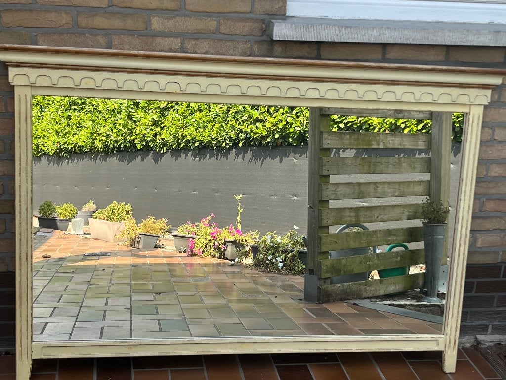 Spiegel gebroken wit, Huis en Inrichting, Woonaccessoires | Spiegels, Ophalen