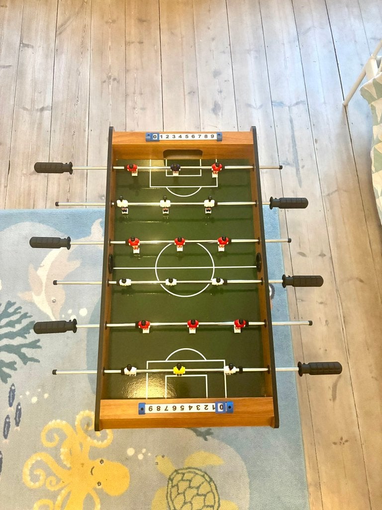 Table de football, Enlèvement, Neuf