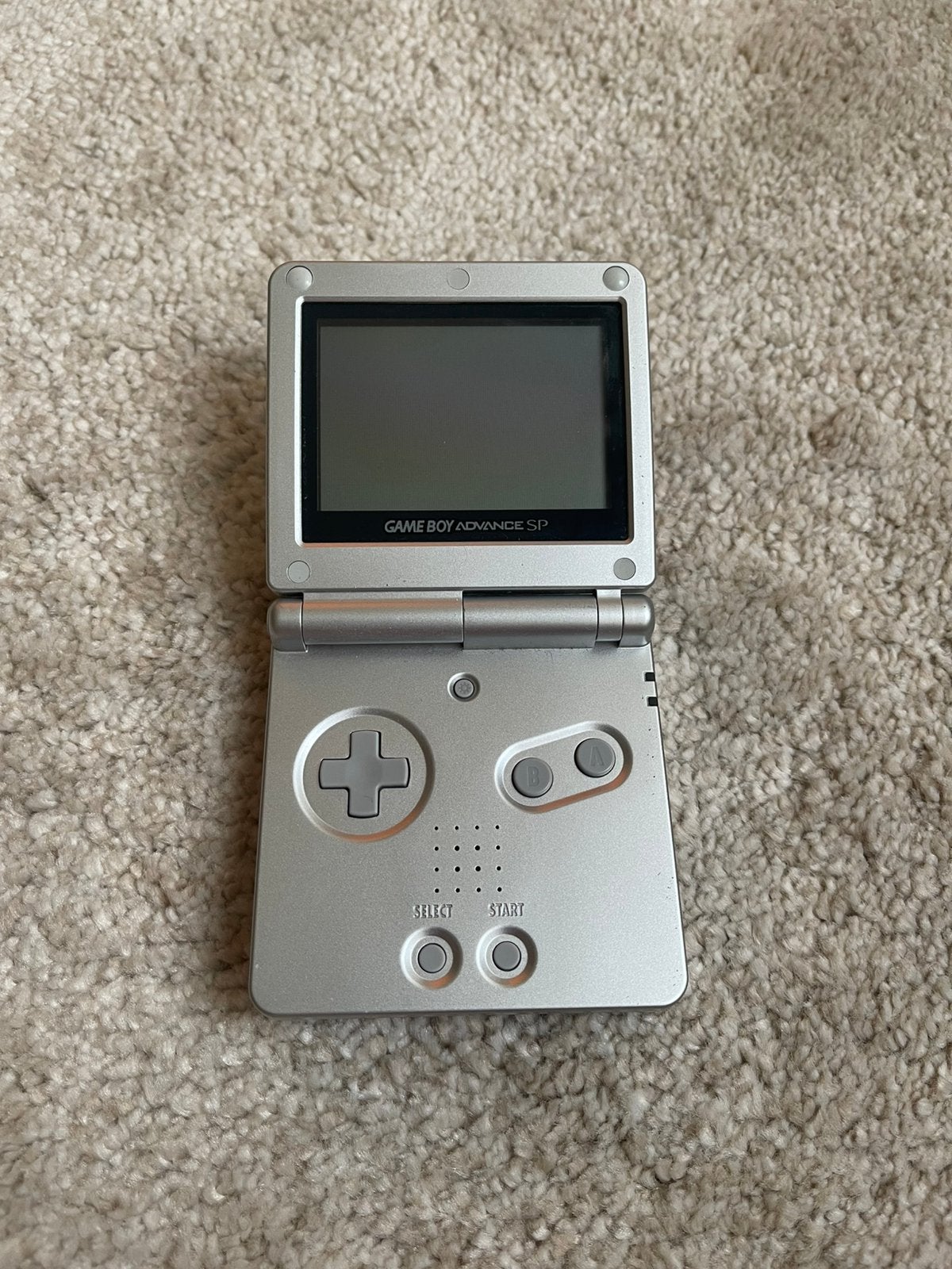 Nintendo Game Boy Advance SP Silver AGS-001 – zonder oplader, Games en Spelcomputers, Ophalen, Gebruikt, Game Boy Advance