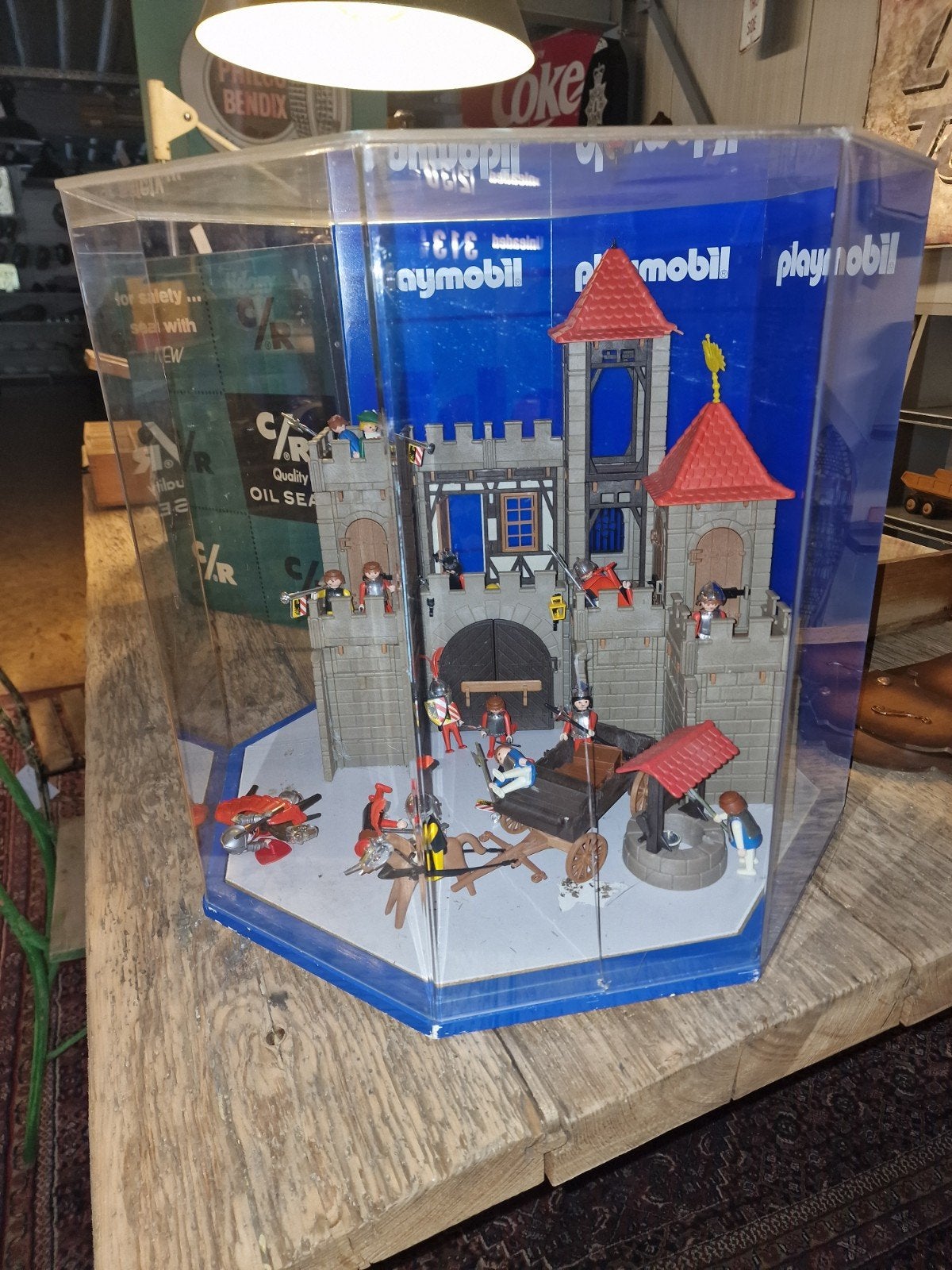 présentoir de boutique Playmobil Knights, Enlèvement, Utilisé, Décoration