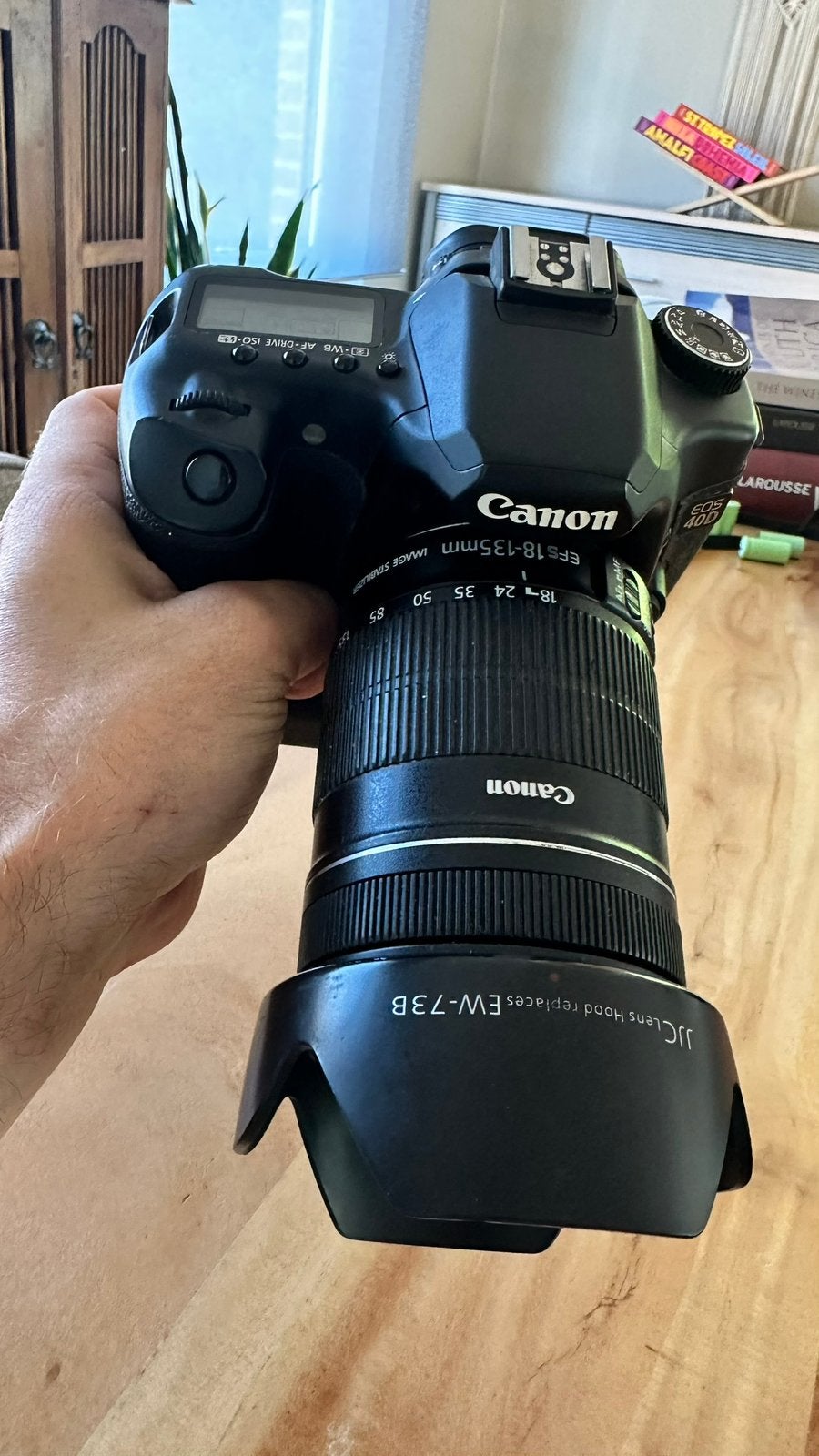 Canon  eos 40D met 18-135 en batterijgrip, Audio, Tv en Foto, Fotocamera's Digitaal, Spiegelreflex, Canon, Ophalen of Verzenden