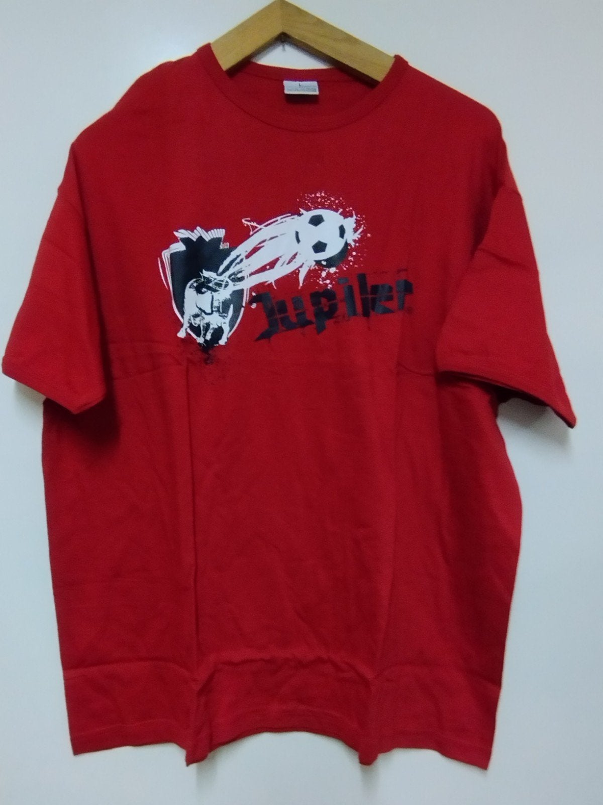 Een voetbal trui over de rode duivels kleur rood maat xl, Enlèvement, Taille 56/58 (XL), Rouge