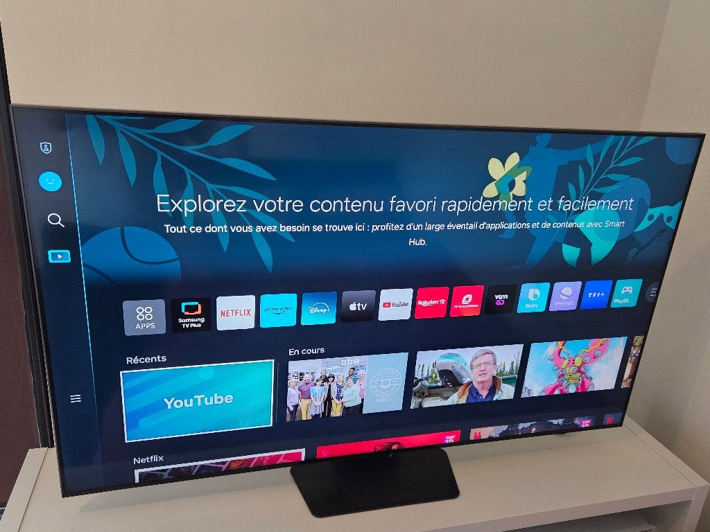 Smart TV Samsung QLED QE55Q80CAT, QLED, 50 Hz, Comme neuf, Enlèvement