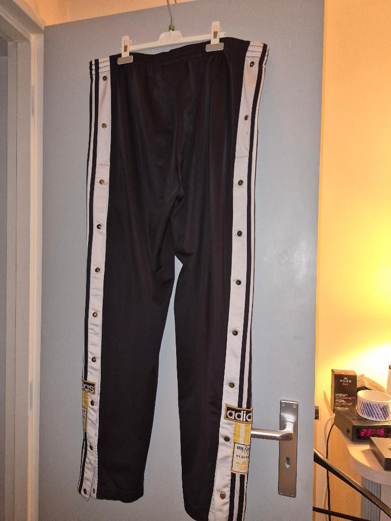 Vintage adidas trainingsbroek uit de jaren 90, Zwart, Maat 56/58 (XL), Ophalen of Verzenden, ADIDAS