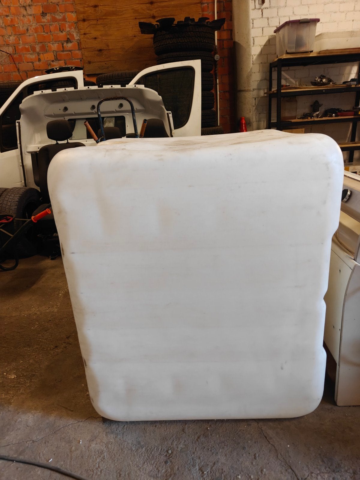 IBC Tank 1000 Litre Gratis Regenton, 150 liter of meer, Ophalen, Gebruikt
