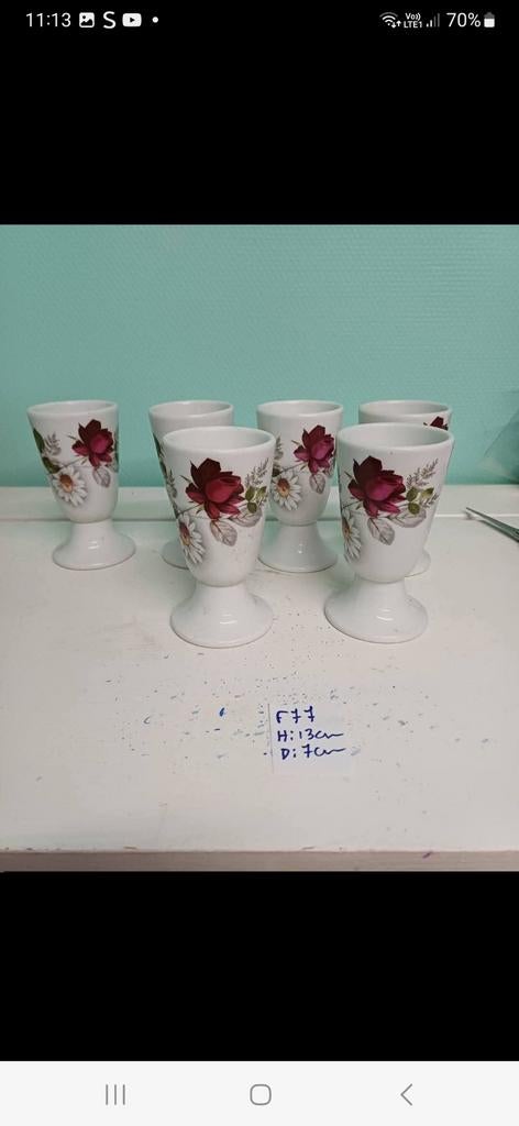 Ancien verre, Maison & Meubles, Cuisine | Vaisselle, Enlèvement, Verre