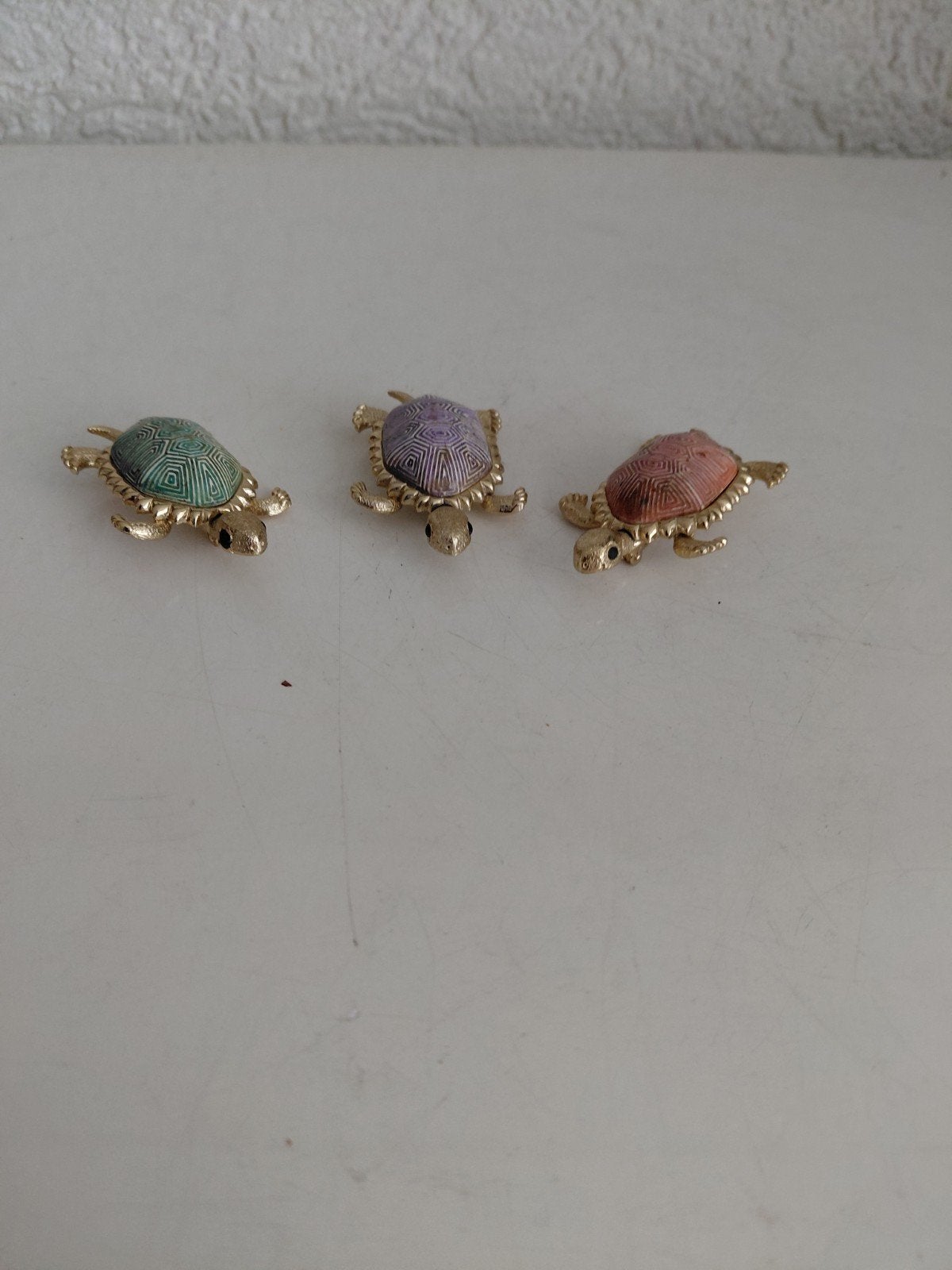 3 broches schildpadden, Ophalen of Verzenden, Koper