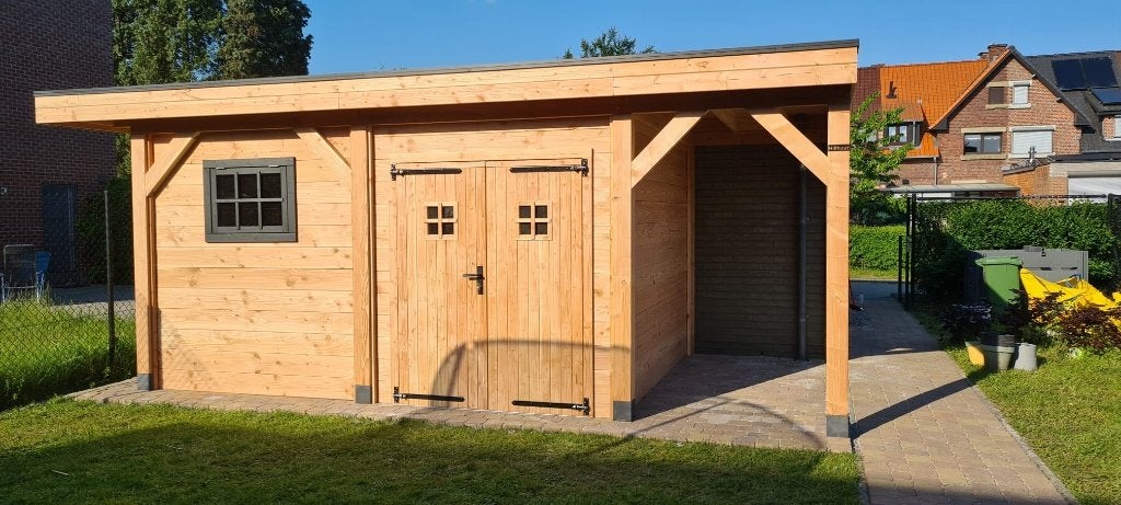 Maatwerk- Douglas houten bijgebouwen, tuinhuisjes, Hobby en Vrije tijd, Overige Hobby en Vrije tijd, Verzenden, Nieuw