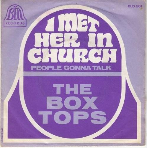 The Box Tops-I met her in church-45 rpm single, Enlèvement ou Envoi, Single, Utilisé, Pop