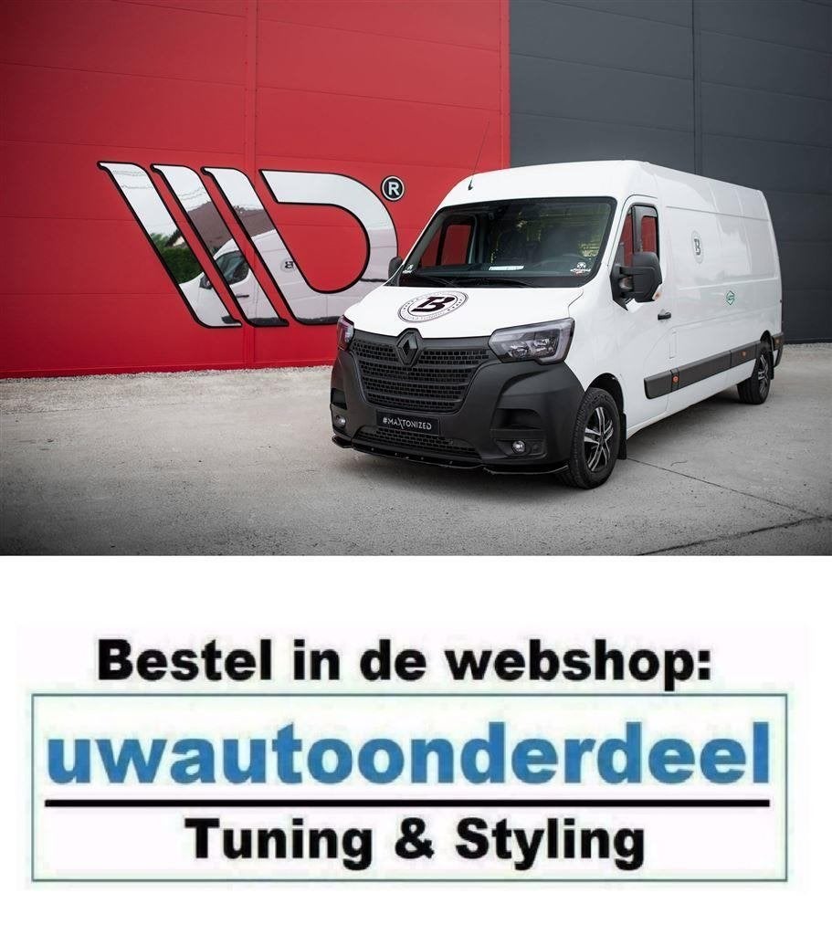 Maxton Design Spoiler Splitter Lip Renault Master Mk3 Faceli, Verzenden