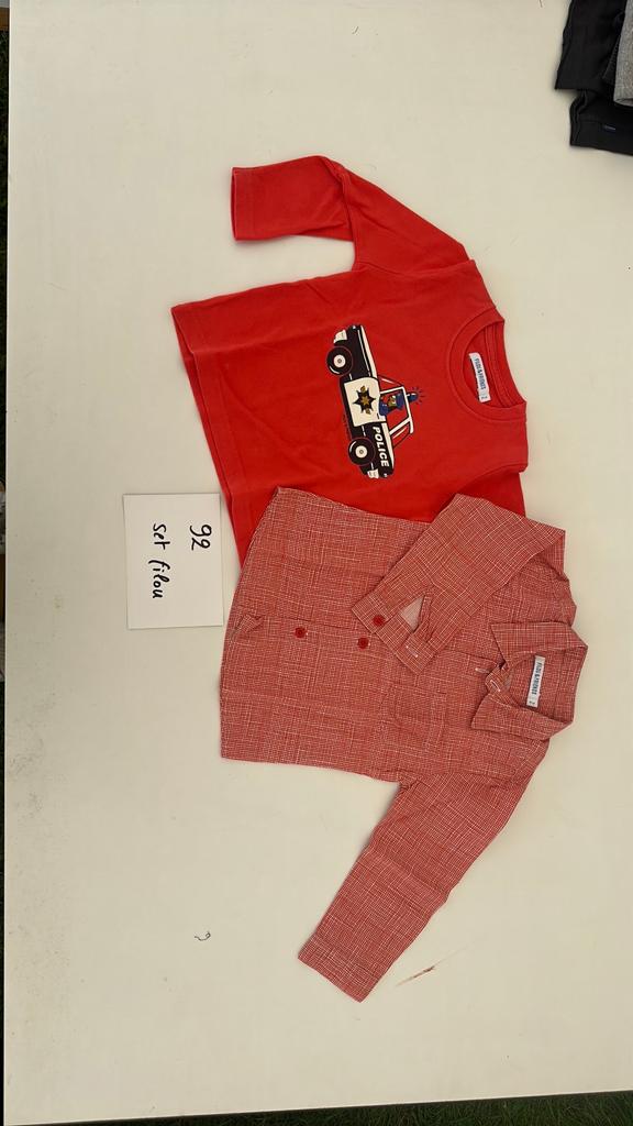 Set Filou et ses amis taille 92 pour garçon, Enlèvement, Comme neuf, Garçon