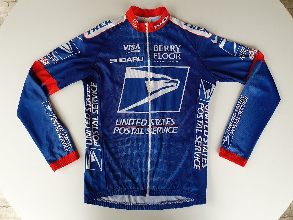 Wielertrui Trek US Postal Service (Nike), Sport en Fitness, Wielrennen, Ophalen of Verzenden, Gebruikt, Kleding