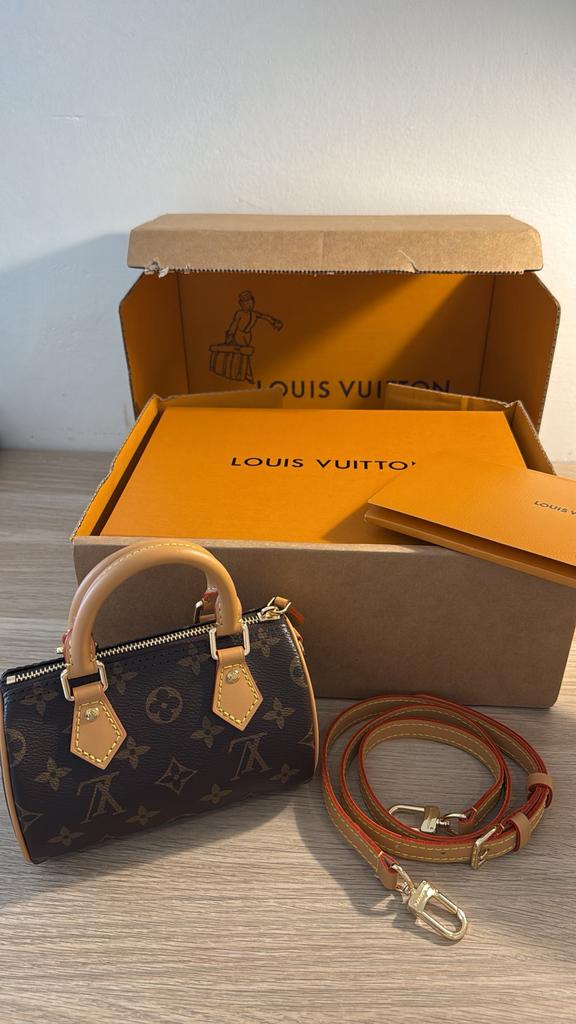 Louis Vuitton Nano Speedy authentique – État neuf + facture, Enlèvement ou Envoi