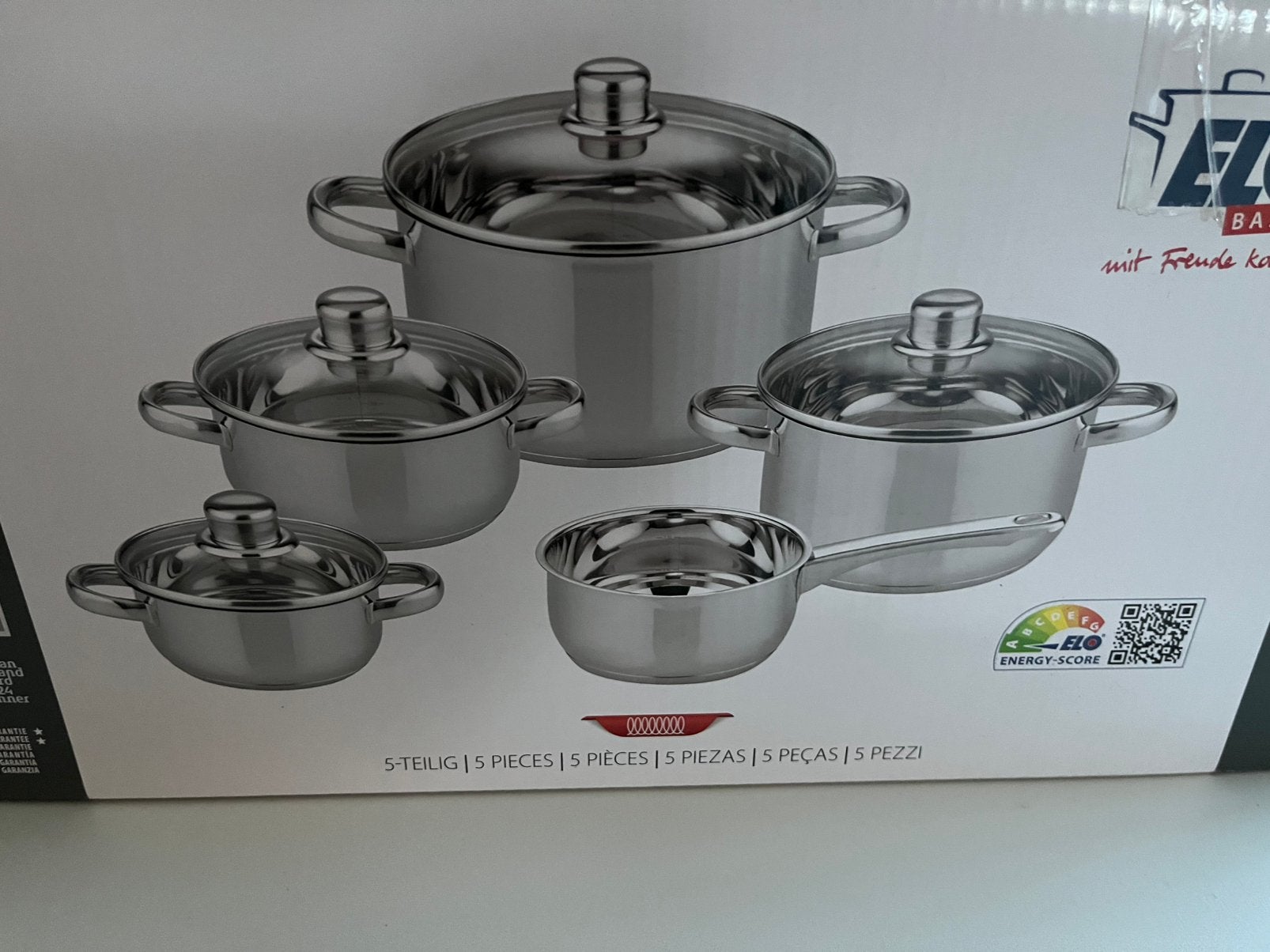 Kookpot set 5 stk, Ophalen, Zo goed als nieuw