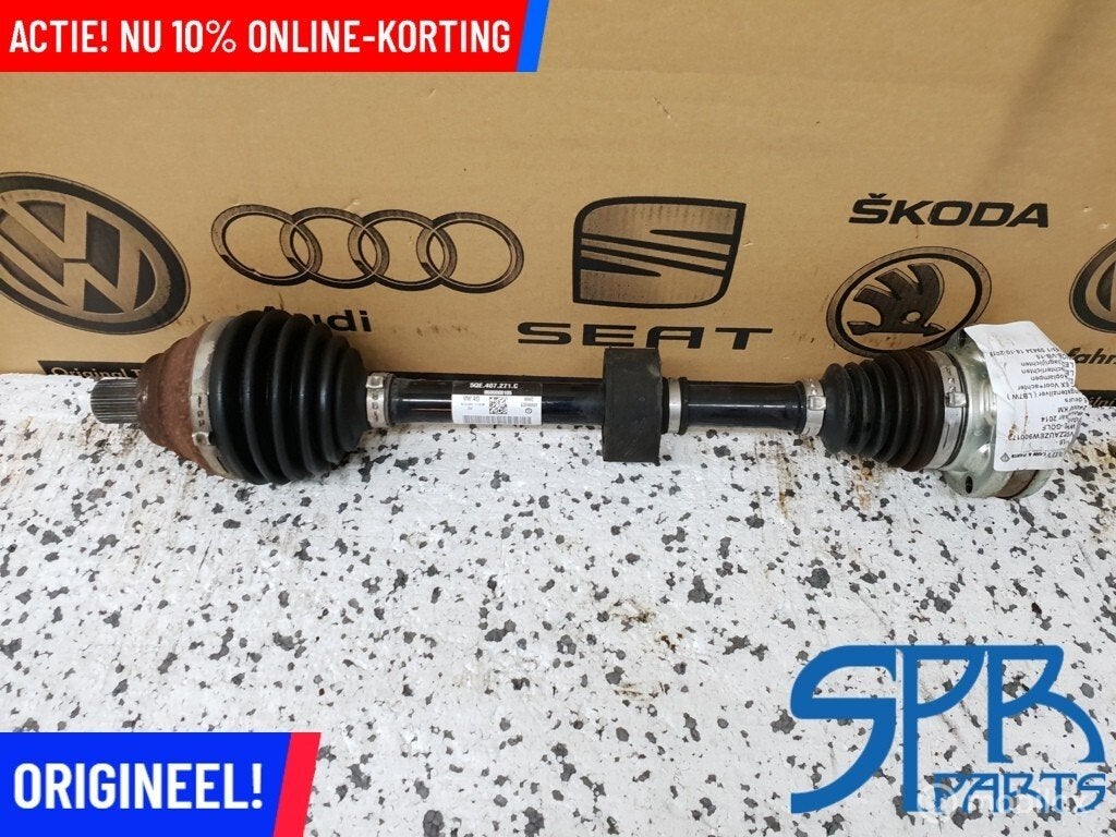 E-GOLF GOLF 7 VII Aandrijfas LINKS 5QE407271C 5QE 407 271C, Audi, Gebruikt, Audi, Ophalen of Verzenden