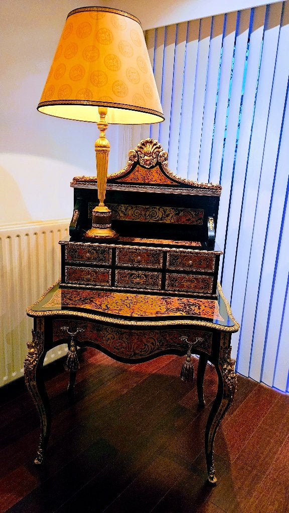 Uitzonderlijke Secretaire afgewerkt in marqueterie, Antiquités & Art, Enlèvement
