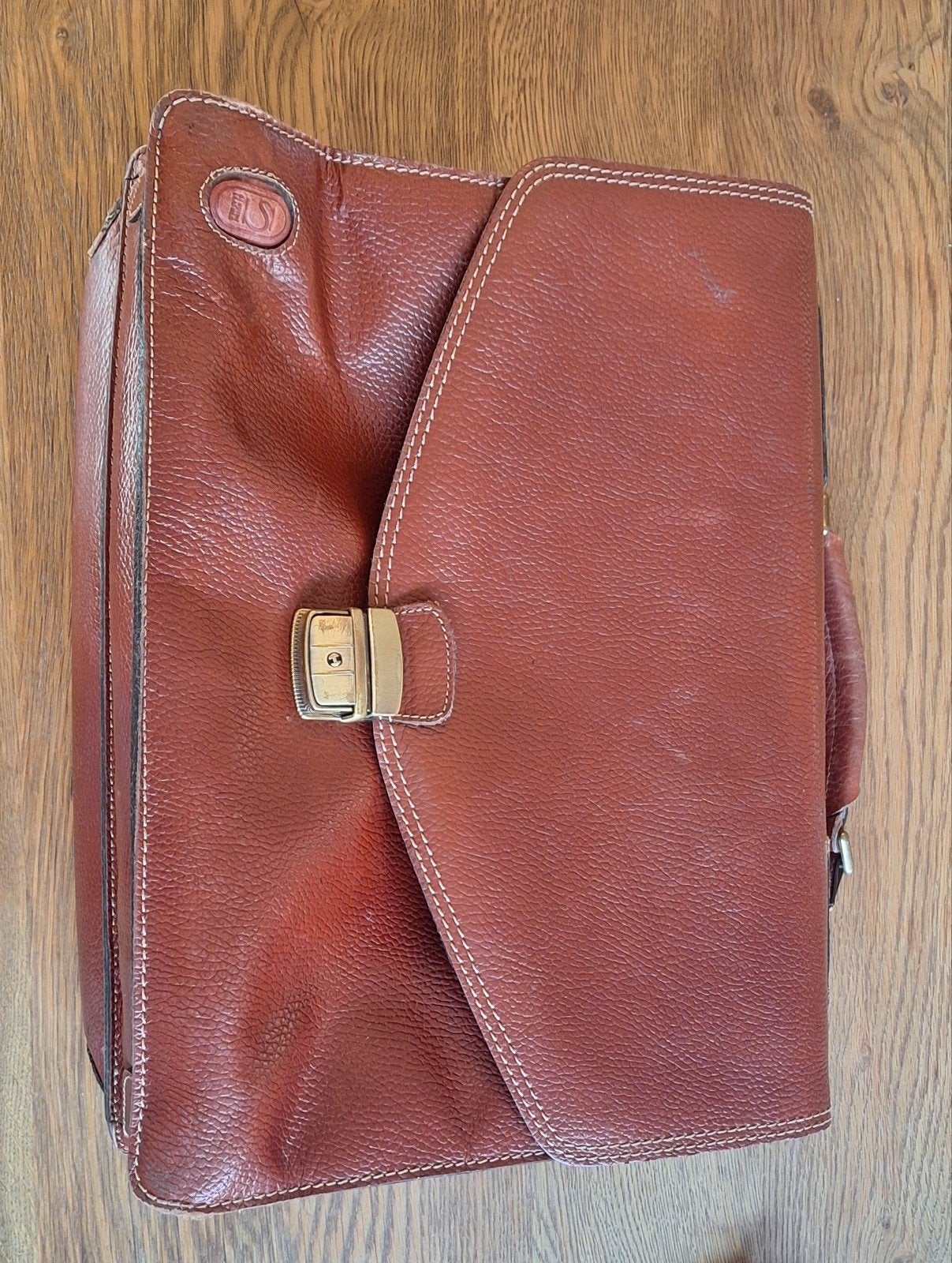 Lederen boekentas, Handtassen en Accessoires, Ophalen