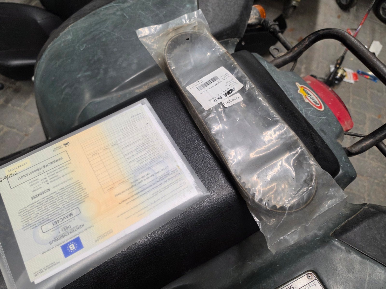 quad met autorijbewijs !! versnellingsbak kapot ! € 600 euro