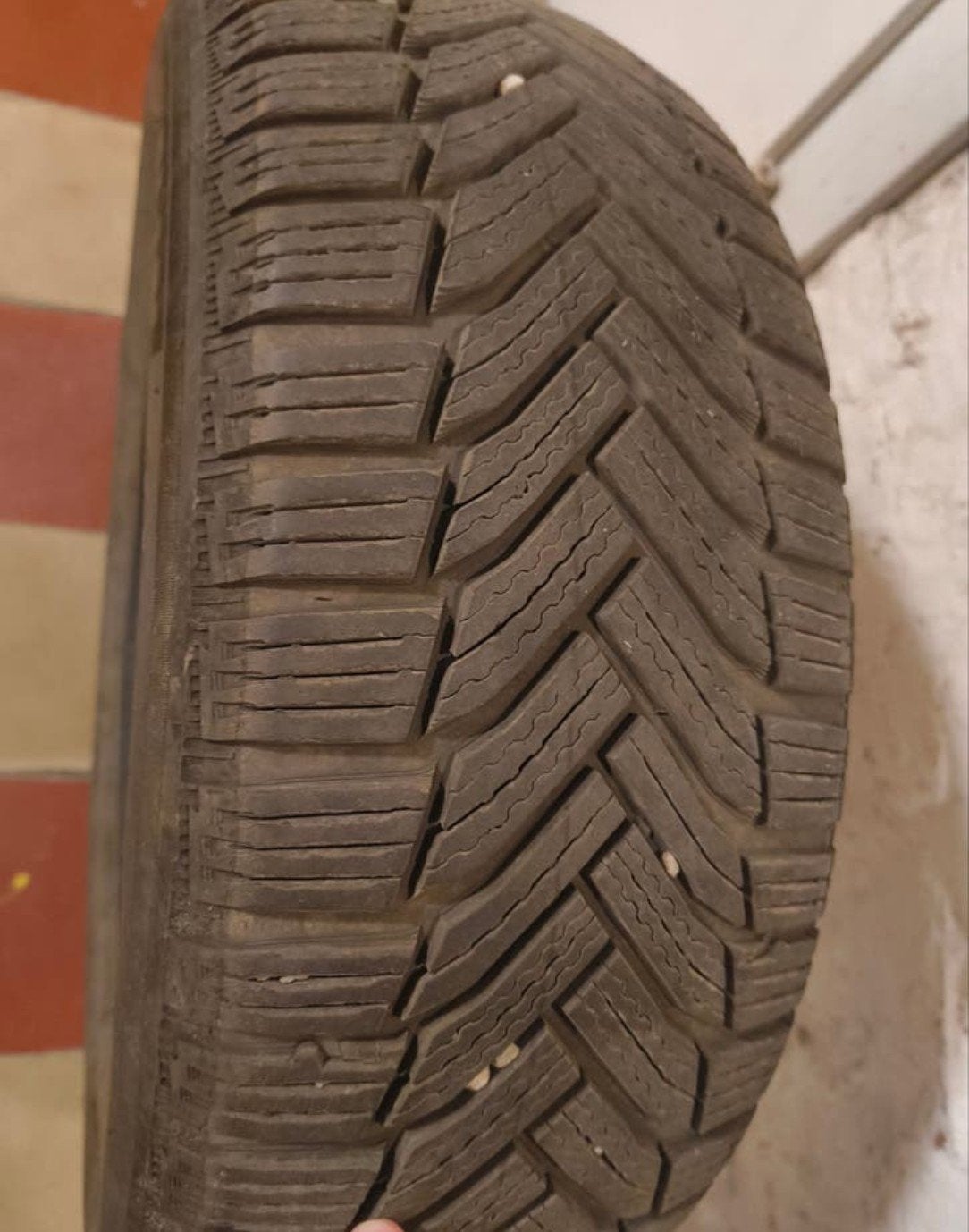 Pneus hiver Michelin Alpine, Autos : Pièces & Accessoires, Pneus hiver, 205 mm, Pneu(s), Utilisé