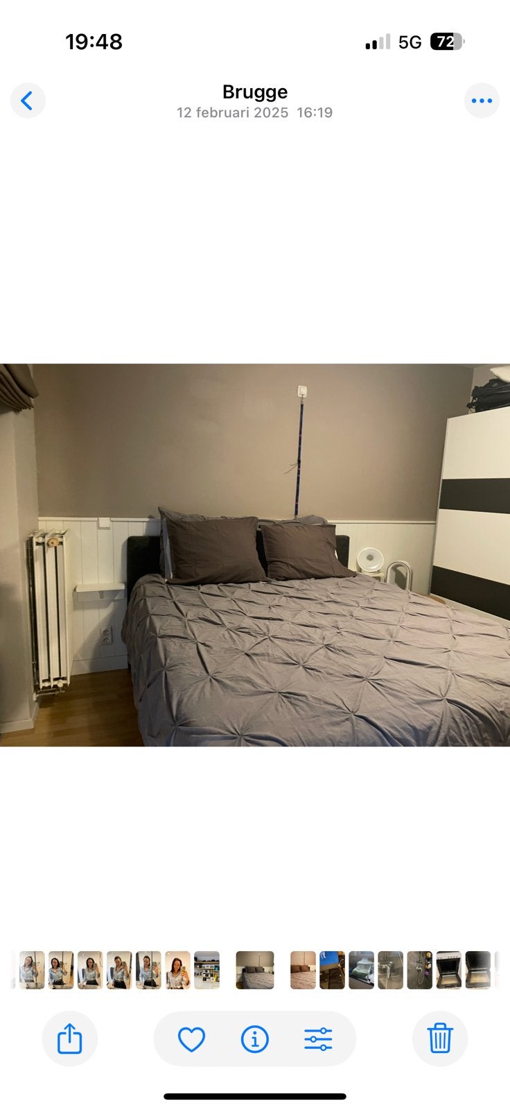 Bixspring 160/200, Huis en Inrichting, Slaapkamer | Complete slaapkamers, Ophalen, Zo goed als nieuw