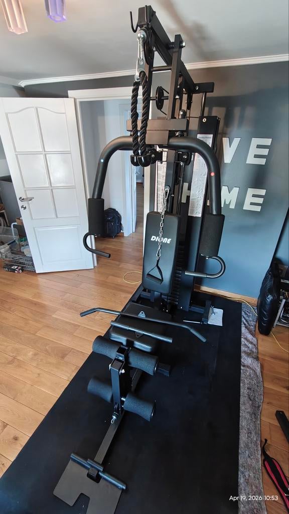 Dione Krachtstation Homegym HG3 met extra set gewichten, Sport en Fitness, Ophalen, Krachtstation