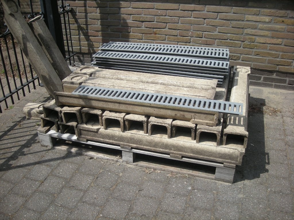 Afvoergoot Anrin polyesterbeton 100x12,2 cm - 21 meter, Ophalen, Gebruikt, Composiet, Overige typen