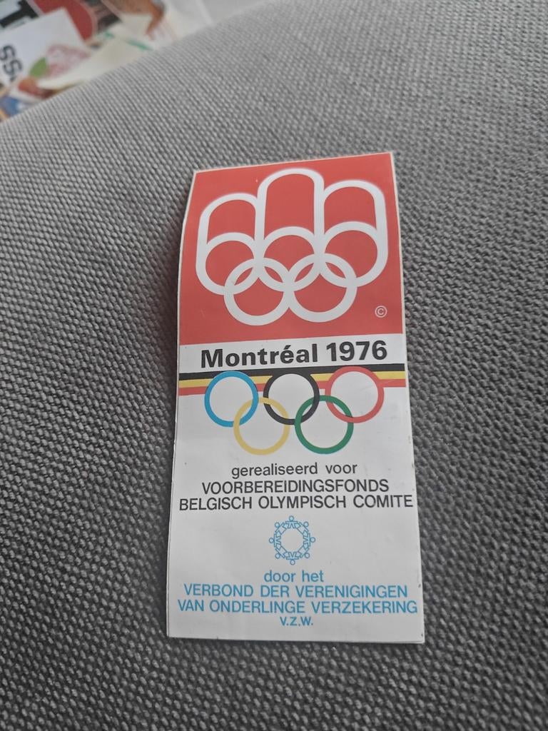 Sticker Montreal 1976, Ophalen