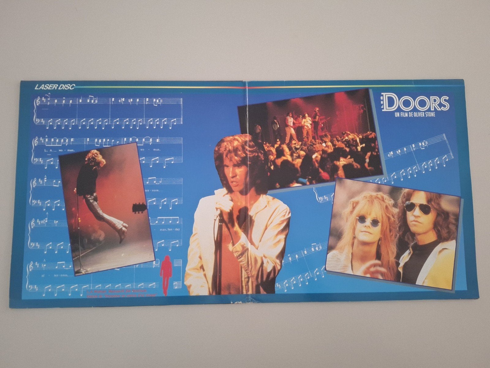 laserdisc the doors 1991 Franstalig, Collections, Enlèvement ou Envoi, Utilisé, Film, Autres types