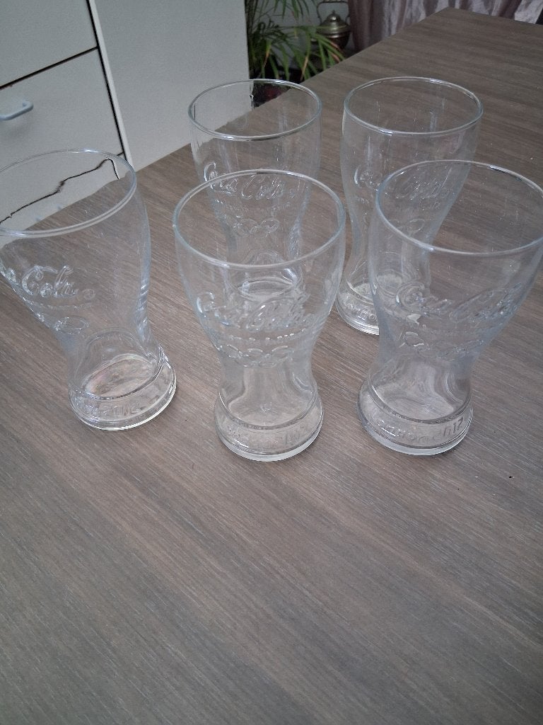 Coca cola glazen, Verzamelen, Ophalen, Zo goed als nieuw, Frisdrankglas