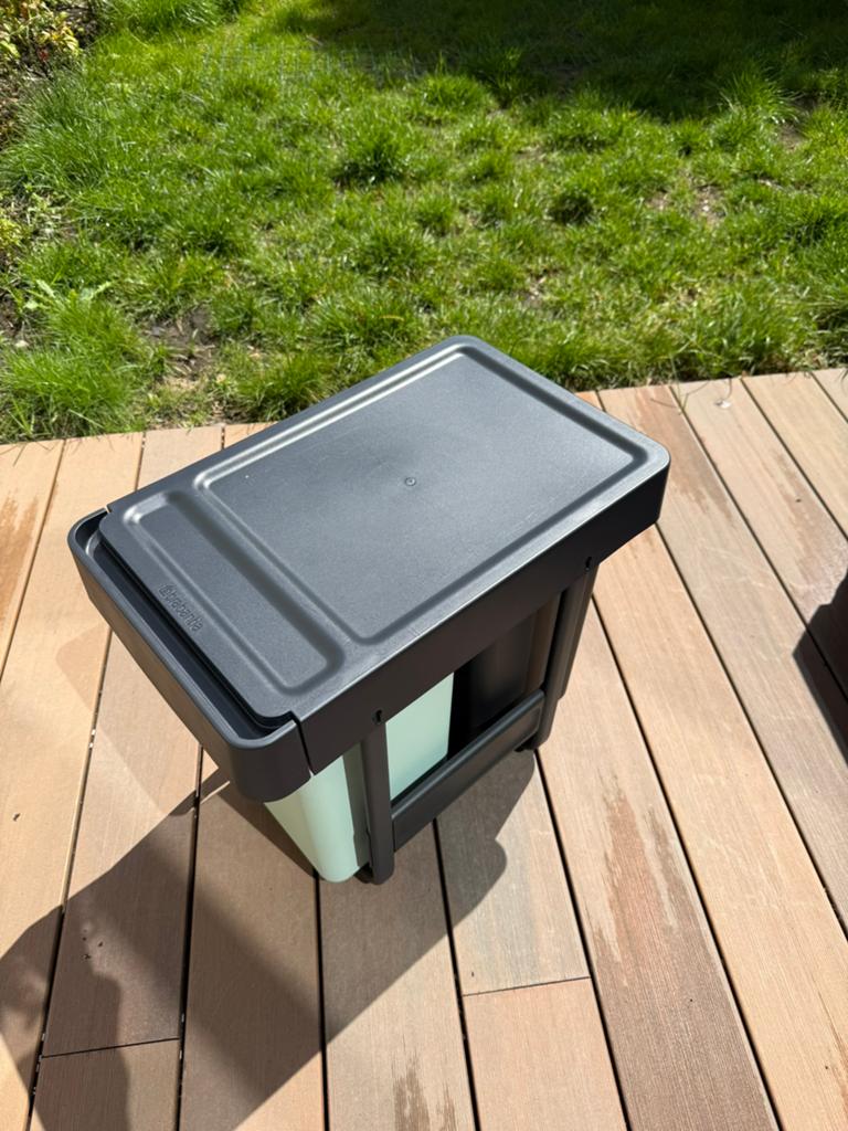 Brabantia Sort & Go inbouw prullenbak 2x15 liter, Ophalen, Zo goed als nieuw
