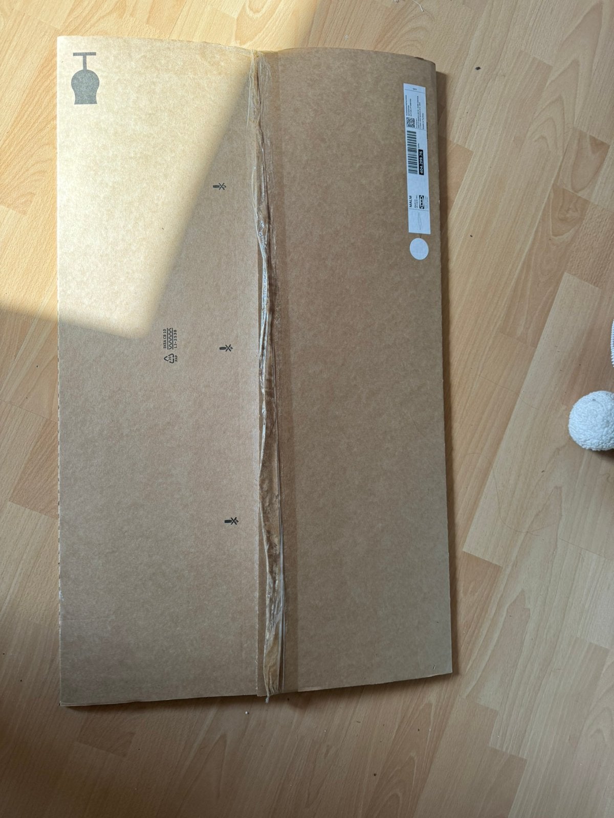 Verre blanc pour commode malm ikea, Maison & Meubles, Armoires | Commodes, Enlèvement, Verre