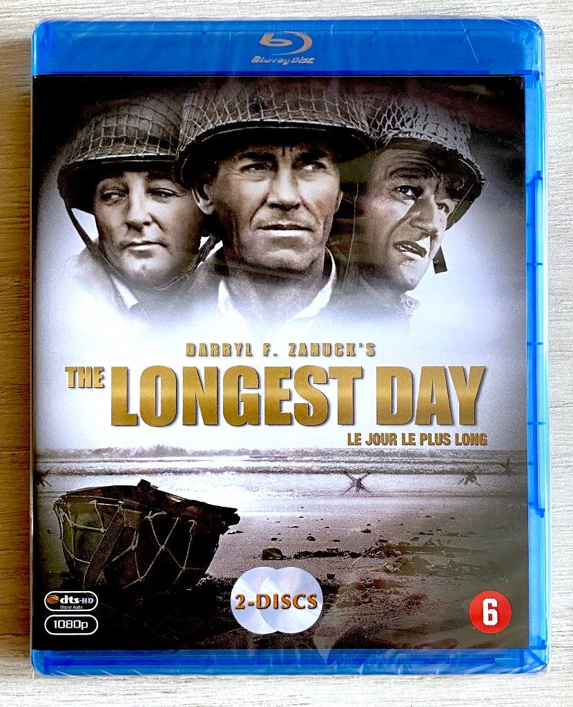 THE LONGEST DAY (Met OTNL) Editie 2 BLURAY / NIEUW Sub CELLO, Cd's en Dvd's, Avontuur, Inclusief extra's, Nederlands, Film