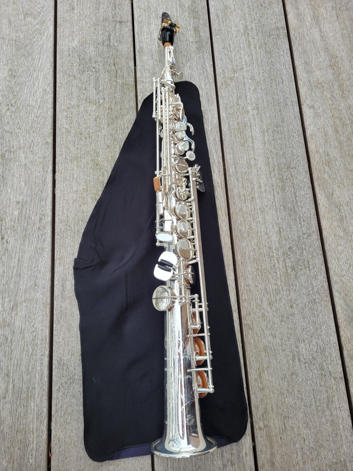 Saxophone Soprano | Selmer Series III Silver, Enlèvement, Comme neuf, Soprano, Avec valise