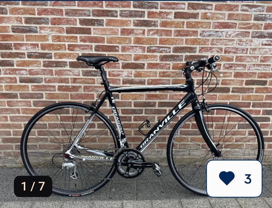 Granville fitnessfiets, Ophalen, Zo goed als nieuw