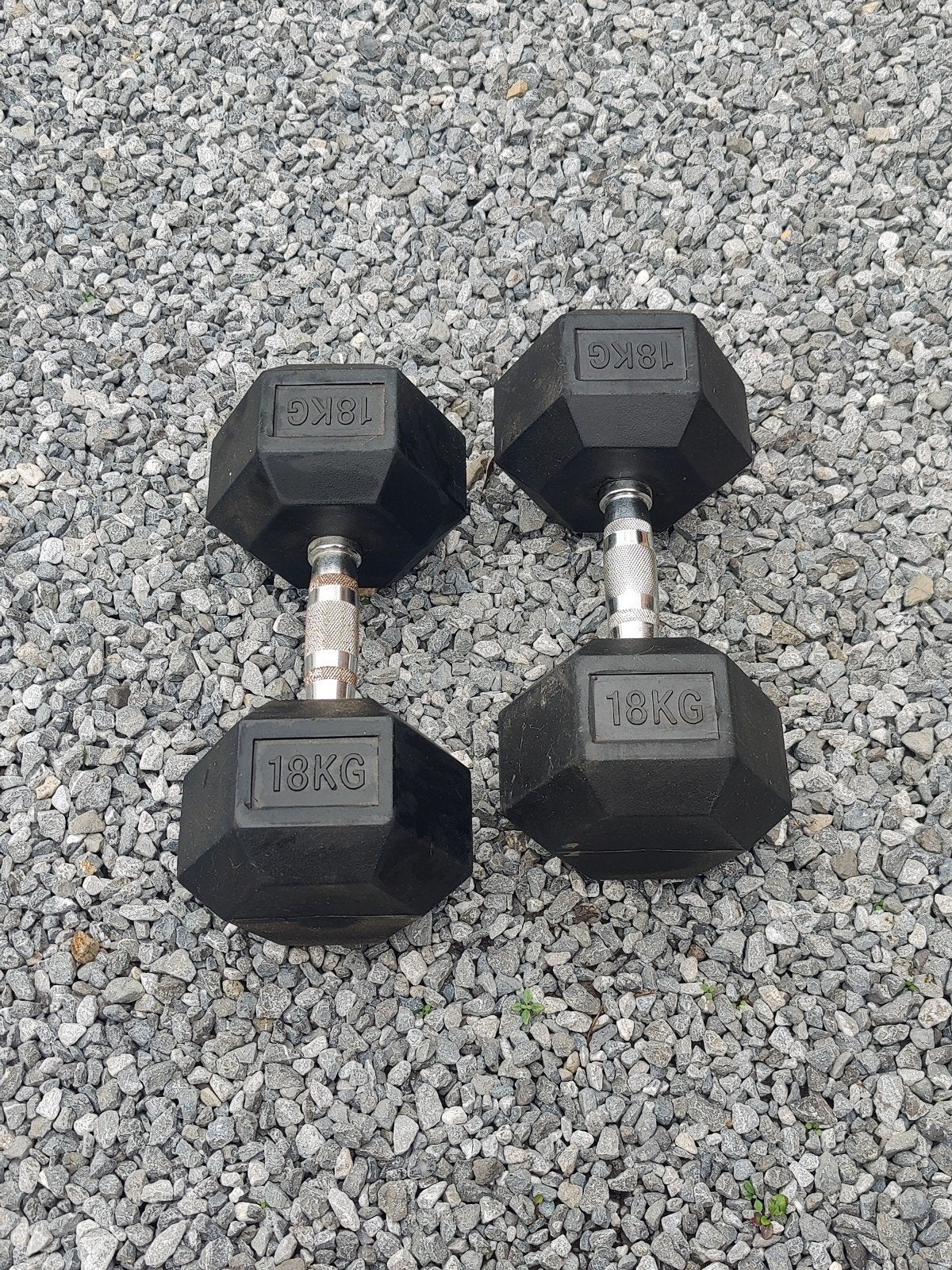 Body solid dumbbells 18kg, Sports & Fitness, Enlèvement