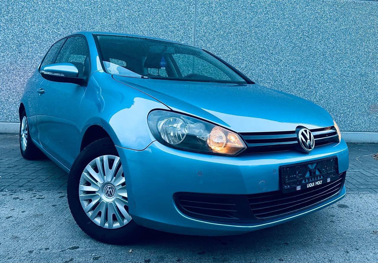 VW Golf VI 1.4-16V Trendline EURO5!-AIRCO!-GEKEURD VR.VRKP!, Auto's, Volkswagen, Voorwielaandrijving, Euro 5, Stof, Zwart