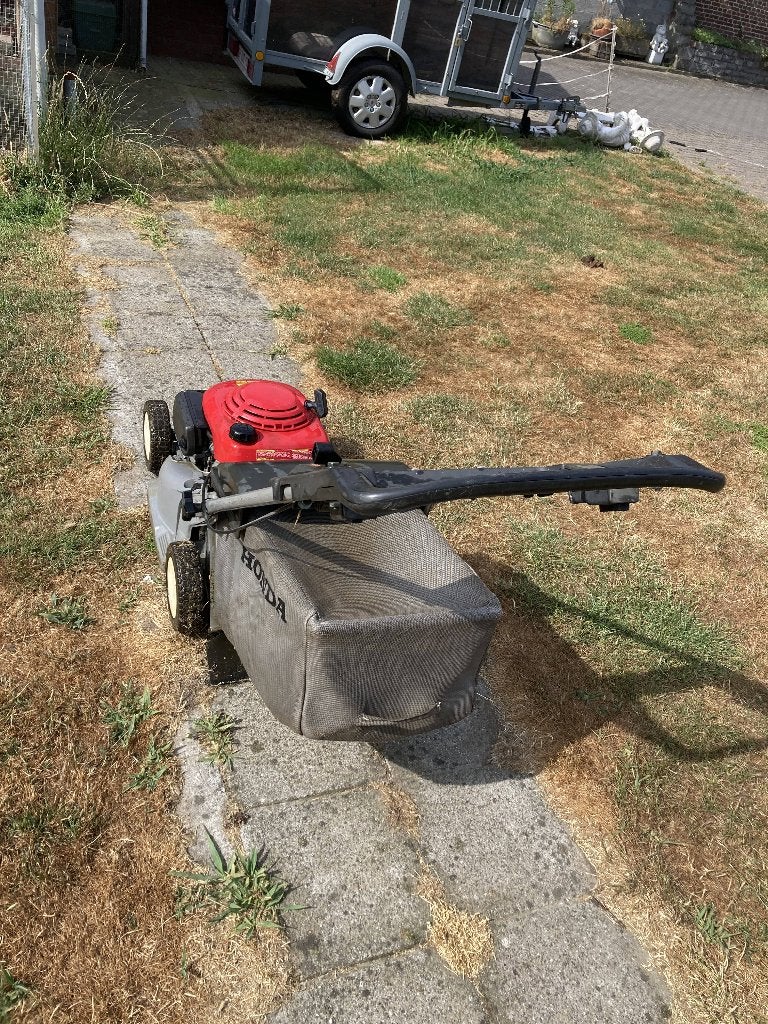 honda grasmachine HRB475, Tuin en Terras, Ophalen, Cirkelmaaier, Honda, Gebruikt