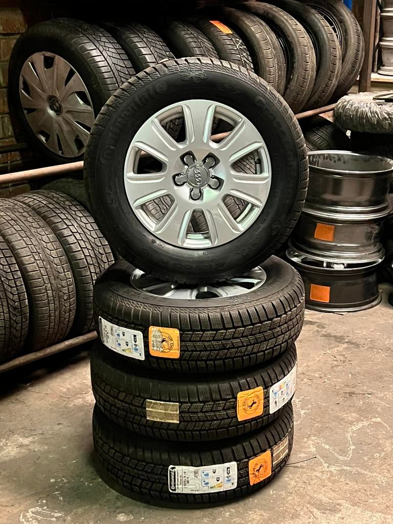 Jante pneus continental M+S neuf jamais utilise 215/65 R16, Enlèvement, Pneu(s)