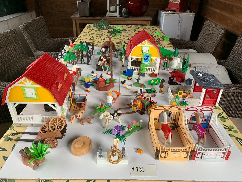 PLAYMOBIL T733: SUPERGROTE BOERDERIJ/MANEGE, Kinderen en Baby's, Speelgoed | Playmobil, Losse onderdelen, Overige typen, Ophalen of Verzenden