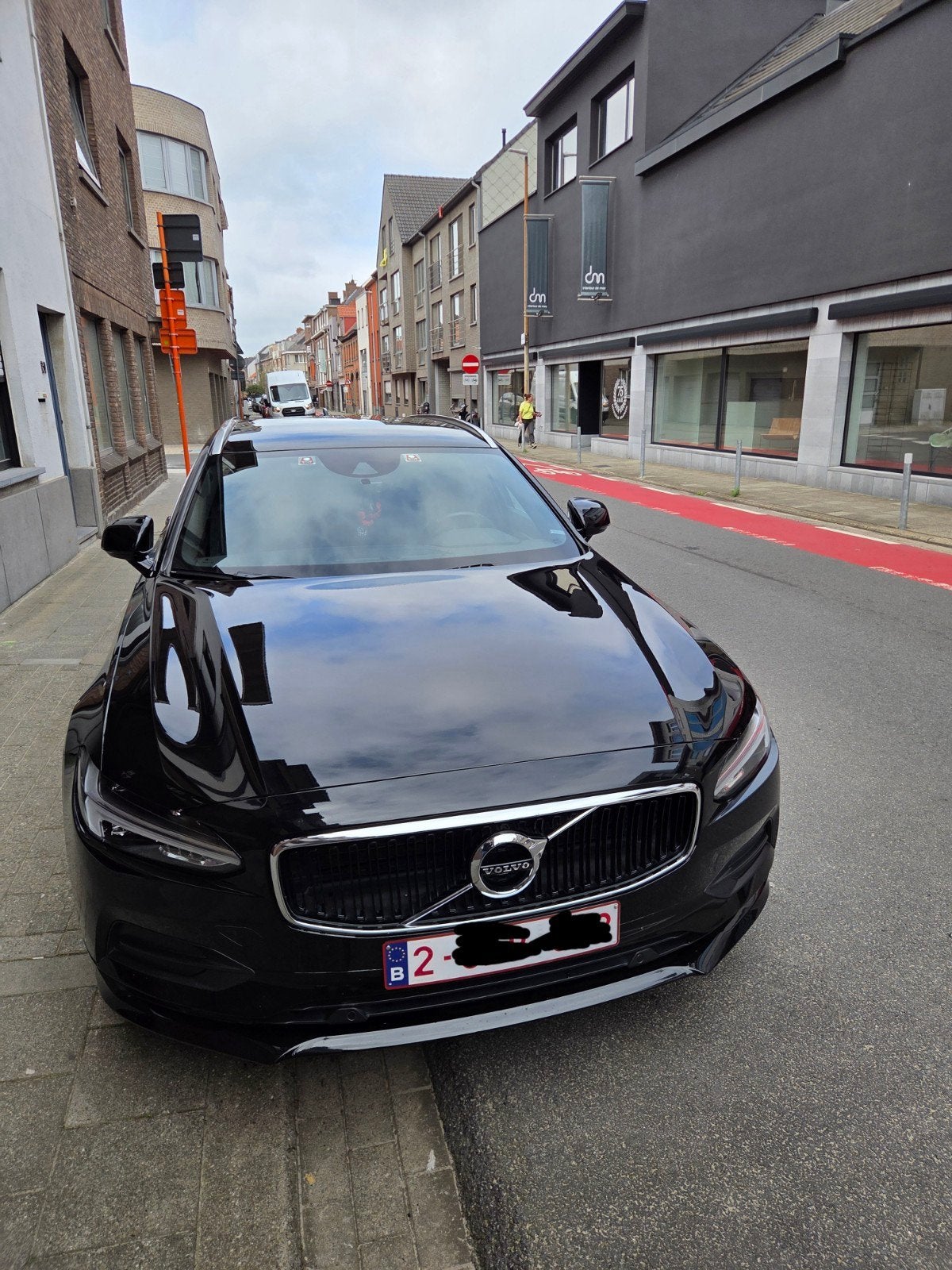 Volvo v90 2018 d3, Auto's, Dealer onderhouden, V90, 4 cilinders, Zwart