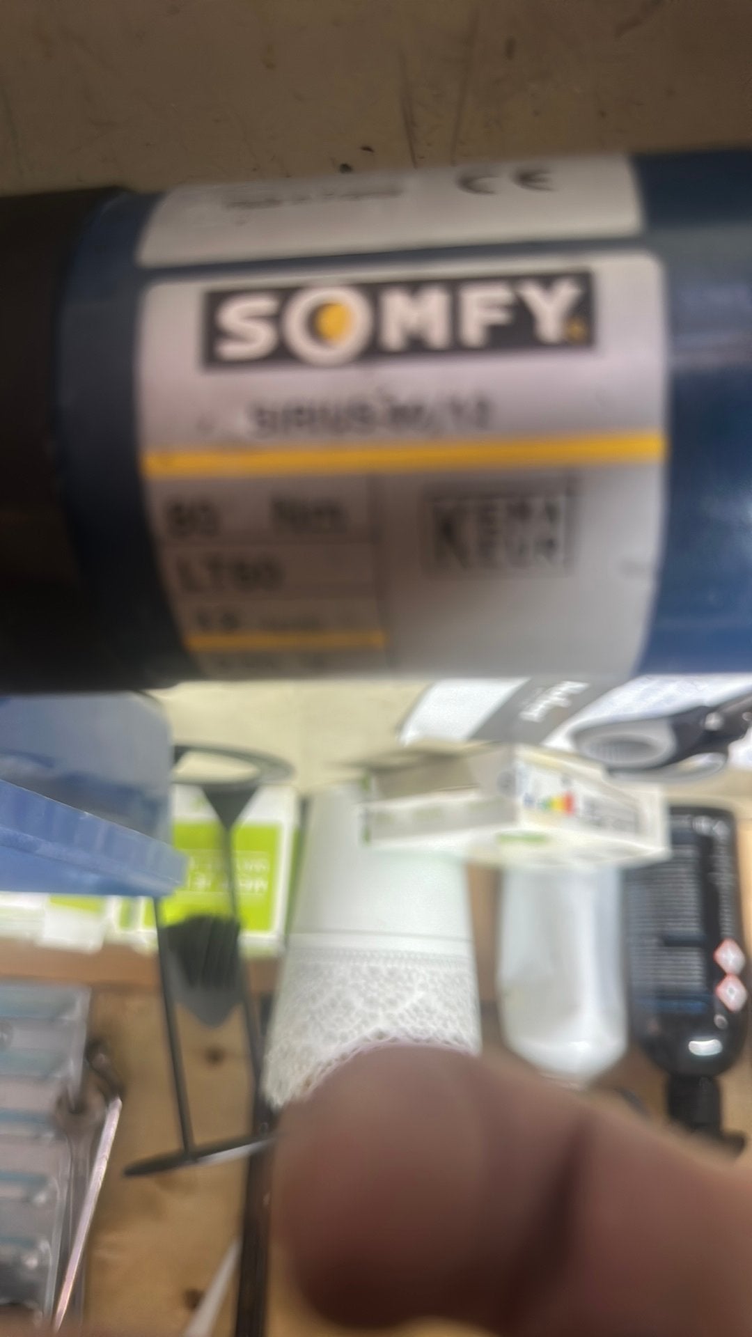 Somfy zonnescherm motor, Ophalen, Gebruikt