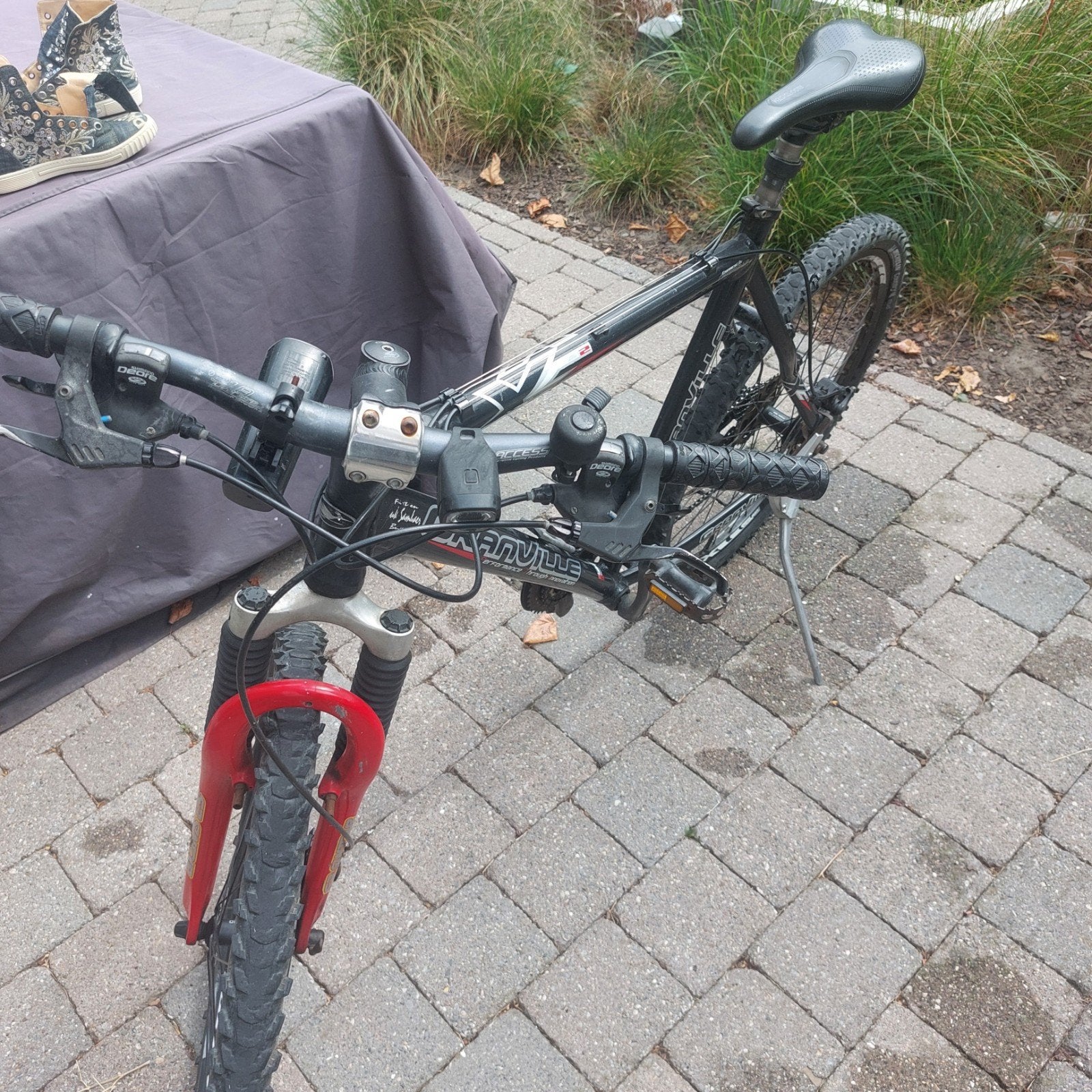 mountainbike, Ophalen, Gebruikt, Vering, Granville