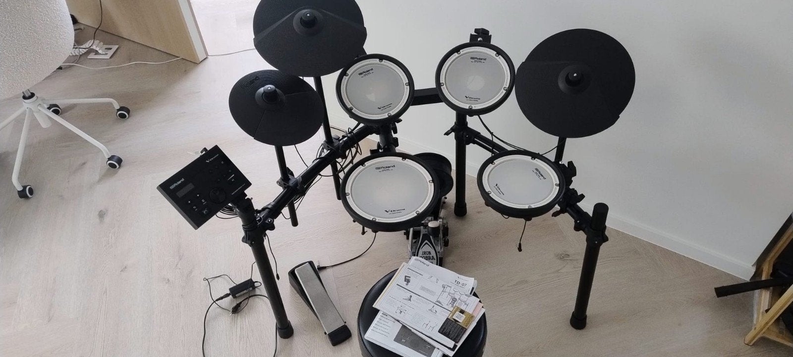 roland elektriche drum TD07, Musique & Instruments, Enlèvement, Comme neuf, Roland, Électronique