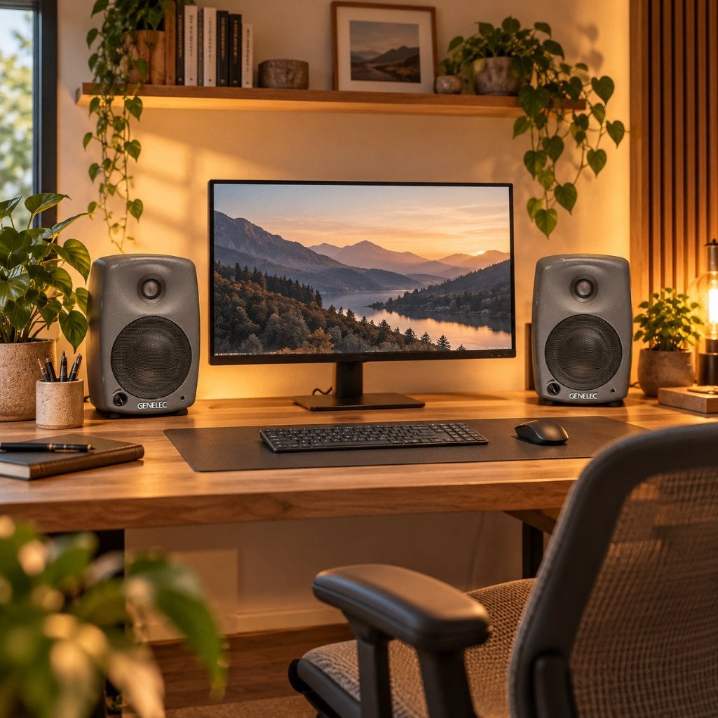 Paire d'enceintes Genelec 8020B - parfait état, Audio, Tv en Foto, Ophalen, Zo goed als nieuw, Studiomonitor, Google