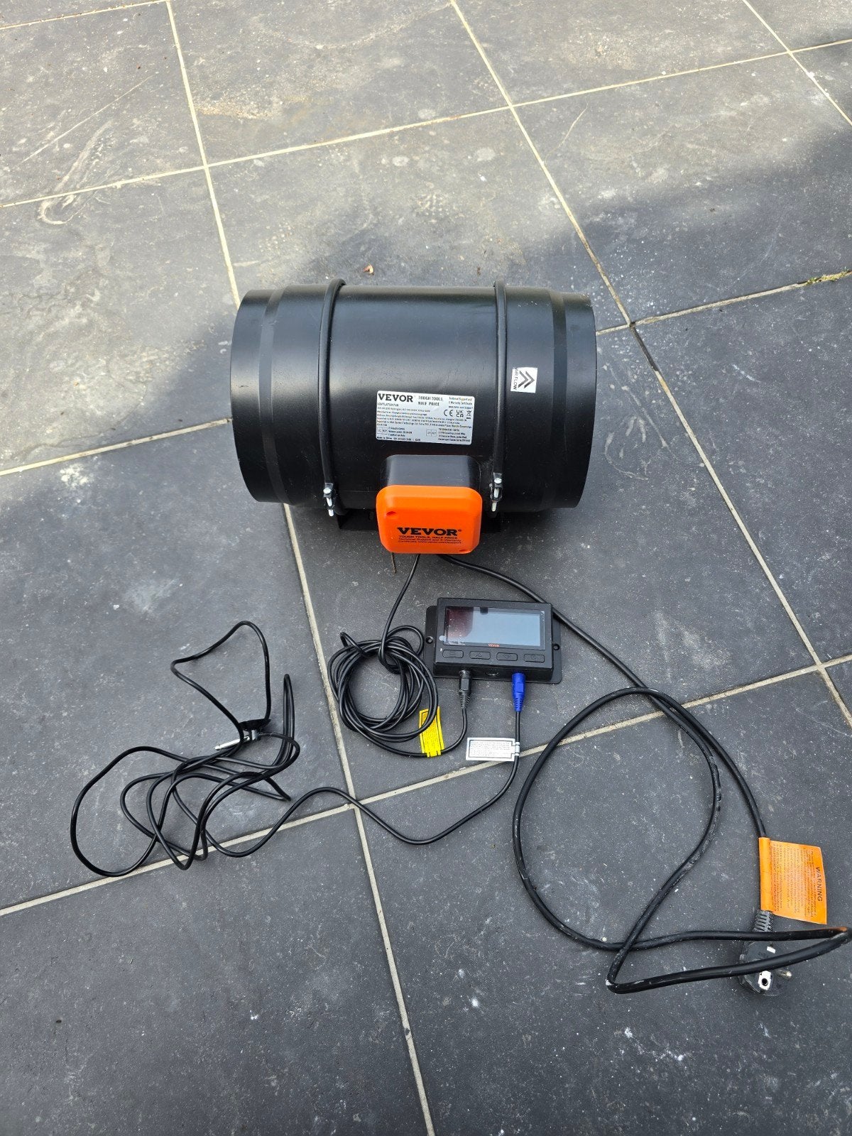 Vevor ventilator/afzuiging werkplaats, Ophalen