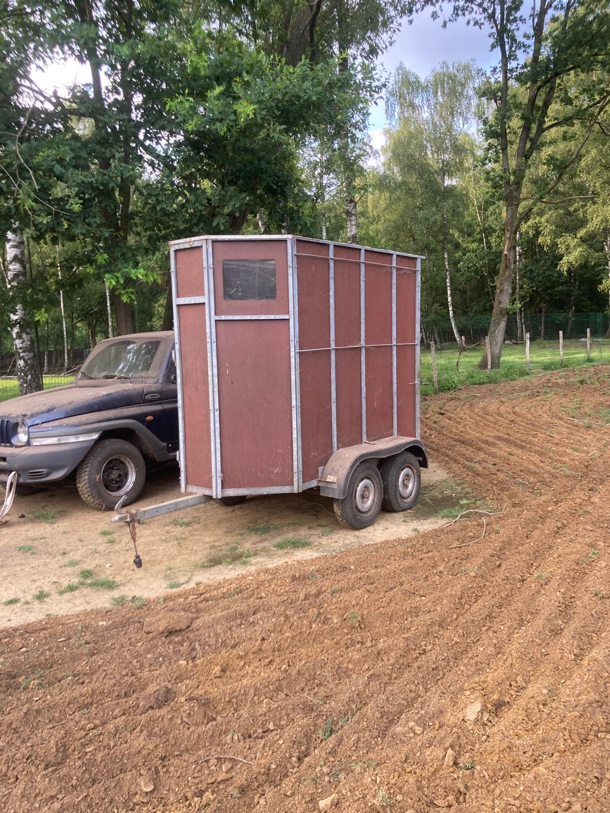 Aanhangwagen / remorque, Enlèvement, Aluminium